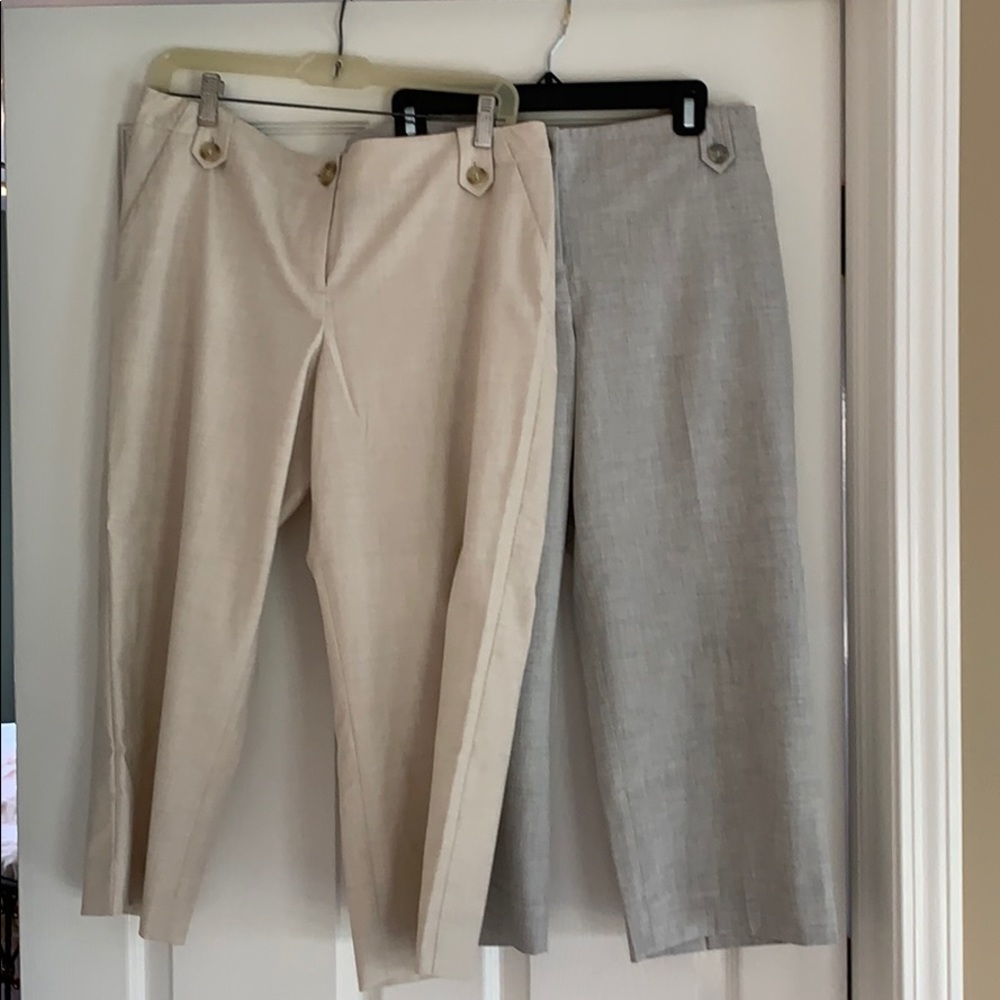 Set of two dress Capri pants
